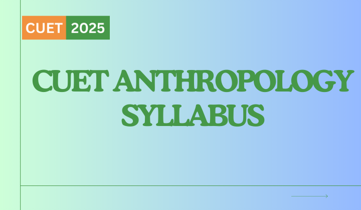 CUET Anthropology Syllabus