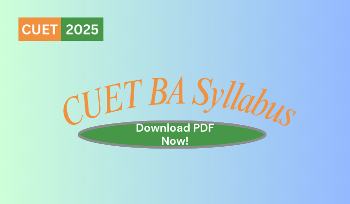 CUET BA Syllabus