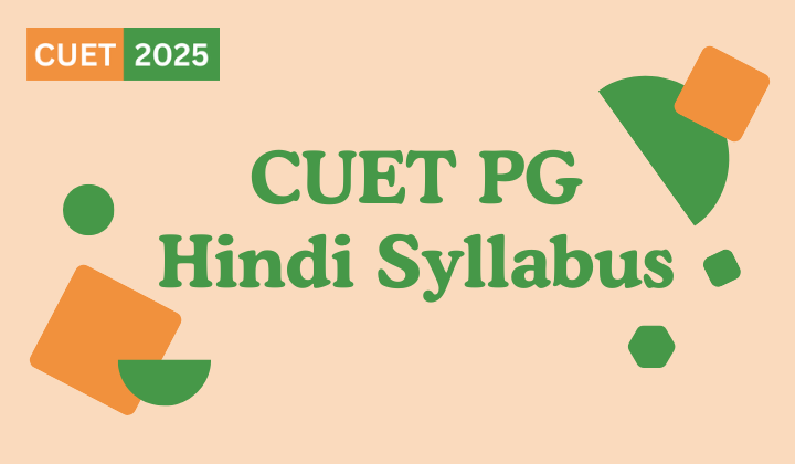 CUET PG Hindi Syllabus